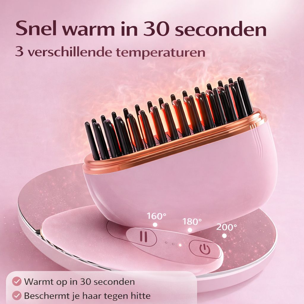 Saevora SleekFix™ Styler - Altijd perfect haar zelfs op je drukste momenten.